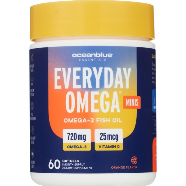 Ocean Blue Everyday Omega Minis, 60 CT