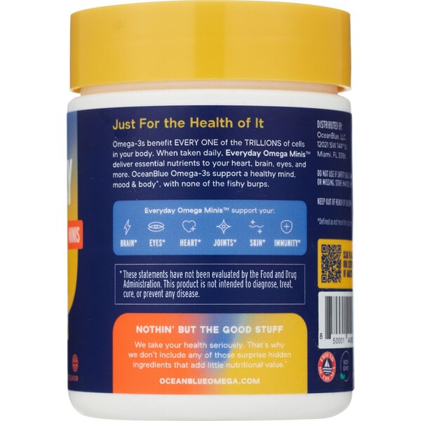 Ocean Blue Everyday Omega Minis, 60 CT