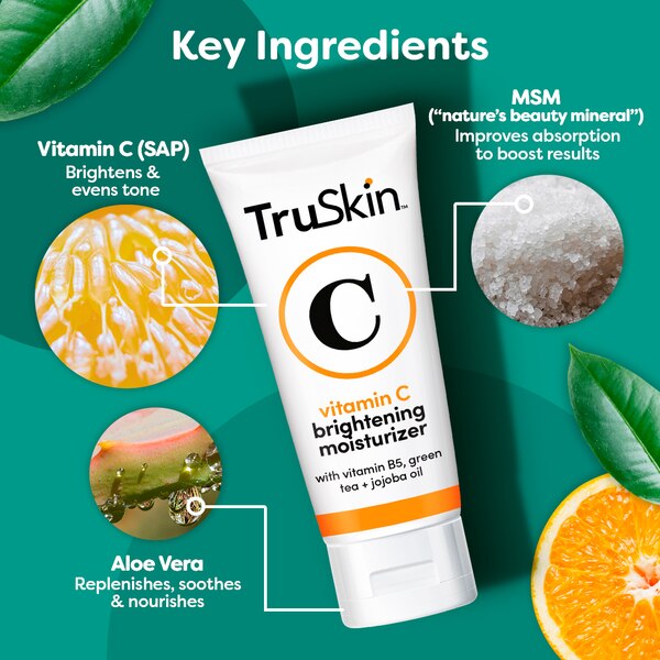 TruSkin Vitamin C Brightening Moisturizer, 2 OZ