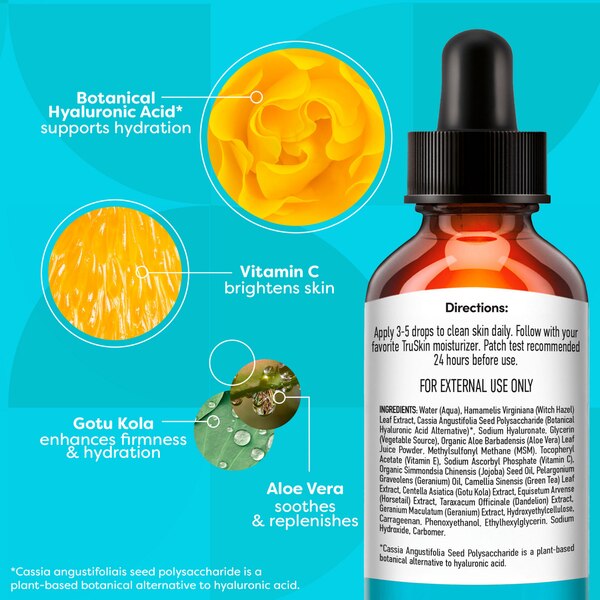 TruSkin Hyaluronic Acid Facial Serum, 1 OZ