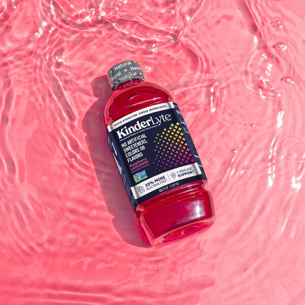 KinderLyte Advanced Oral Electrolyte Solution Raspberry Lemonade, 33.8 fl oz