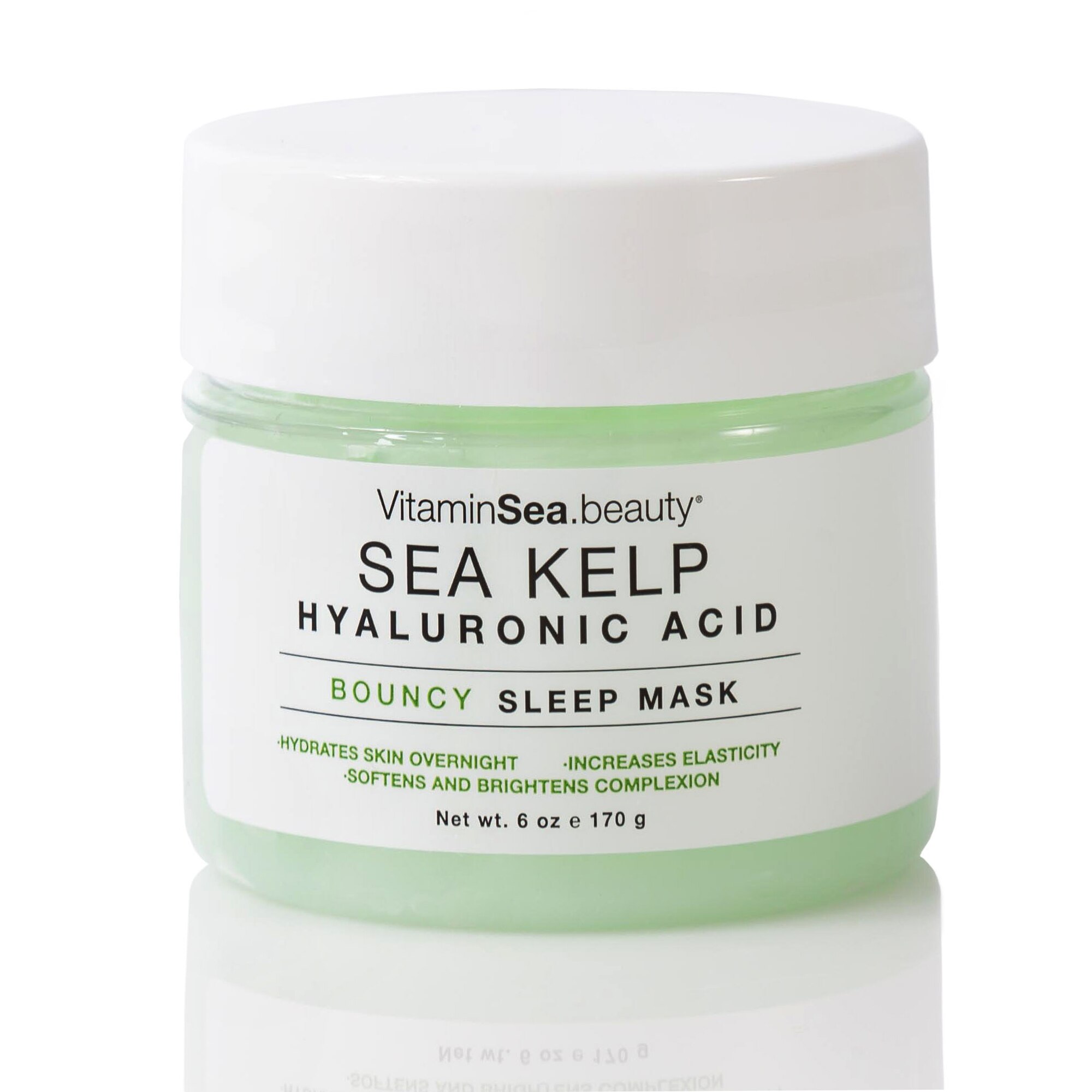 VitaminSea.beauty Sea Kelp & Hyaluronic Acid Bouncy Sleep Mask, 6 OZ