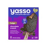 Yasso, Fudge Chocolate Crunch Bars, 10.6 oz, thumbnail image