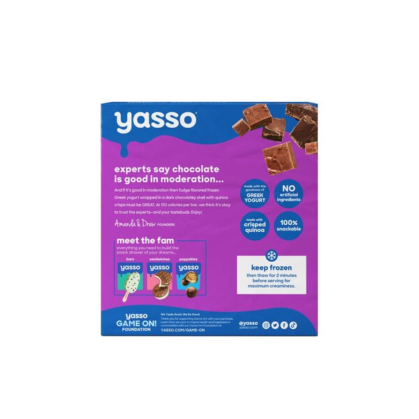 Yasso, Fudge Chocolate Crunch Bars, 10.6 oz