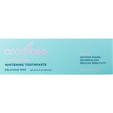 COCOFLOSS Cocoshine Whitening Toothpaste, Delicious Mint, 3.4 OZ, thumbnail image