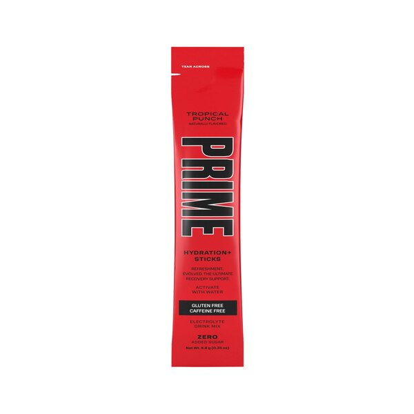 Prime Tropical Punch Hydration + Sticks, 6 CT
