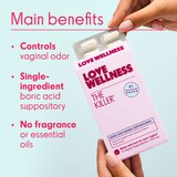 Love Wellness The Killer, Boric Acid Vaginal Suppositories, 14 CT, thumbnail image