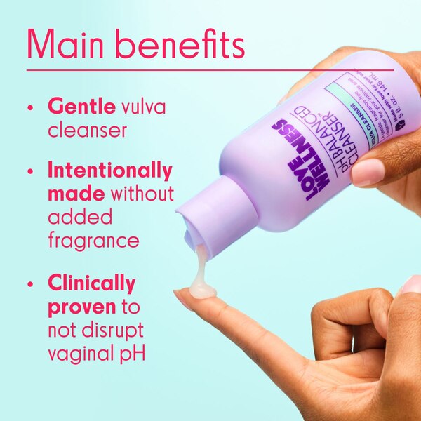 Love Wellness pH Balanced Cleanser Vulva Cleanser, 5 OZ