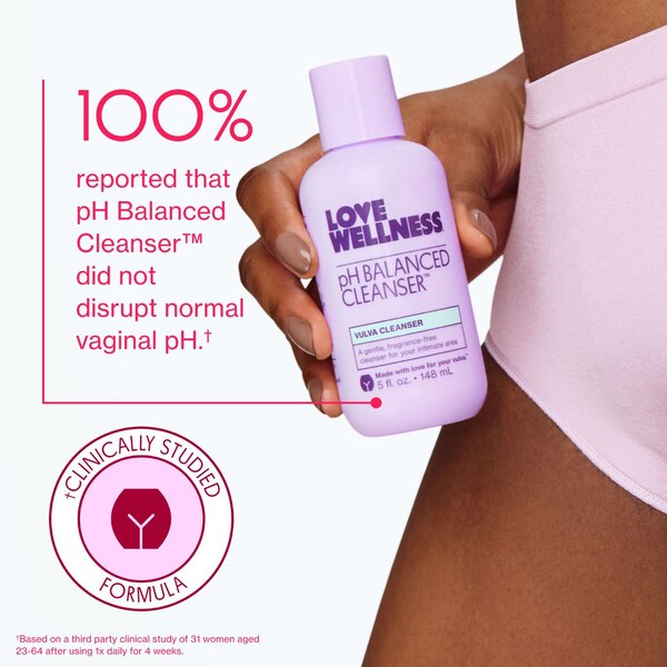 Love Wellness pH Balanced Cleanser Vulva Cleanser, 5 OZ