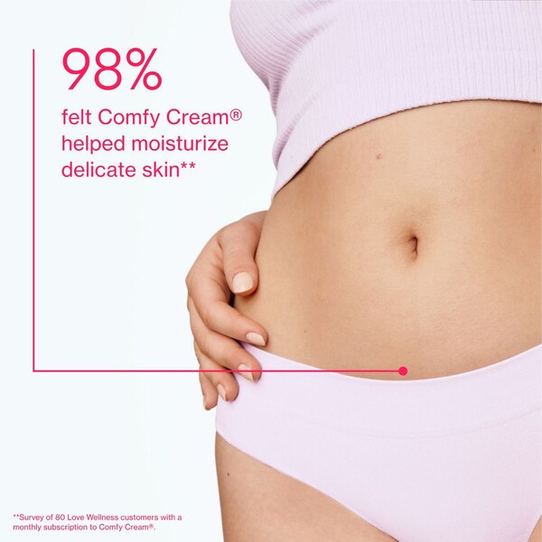 Love Wellness, Comfy Cream Vulva Moisturizer, 1.01 OZ