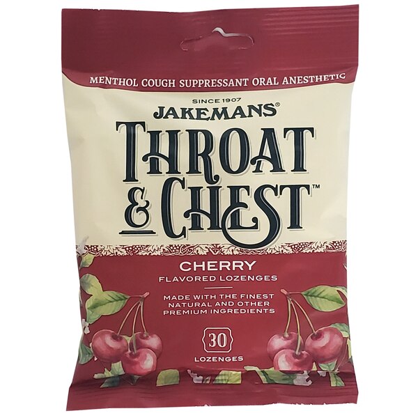 Jakemans Throat & Chest, Lozenges Bag, Pack of 5, 30ct