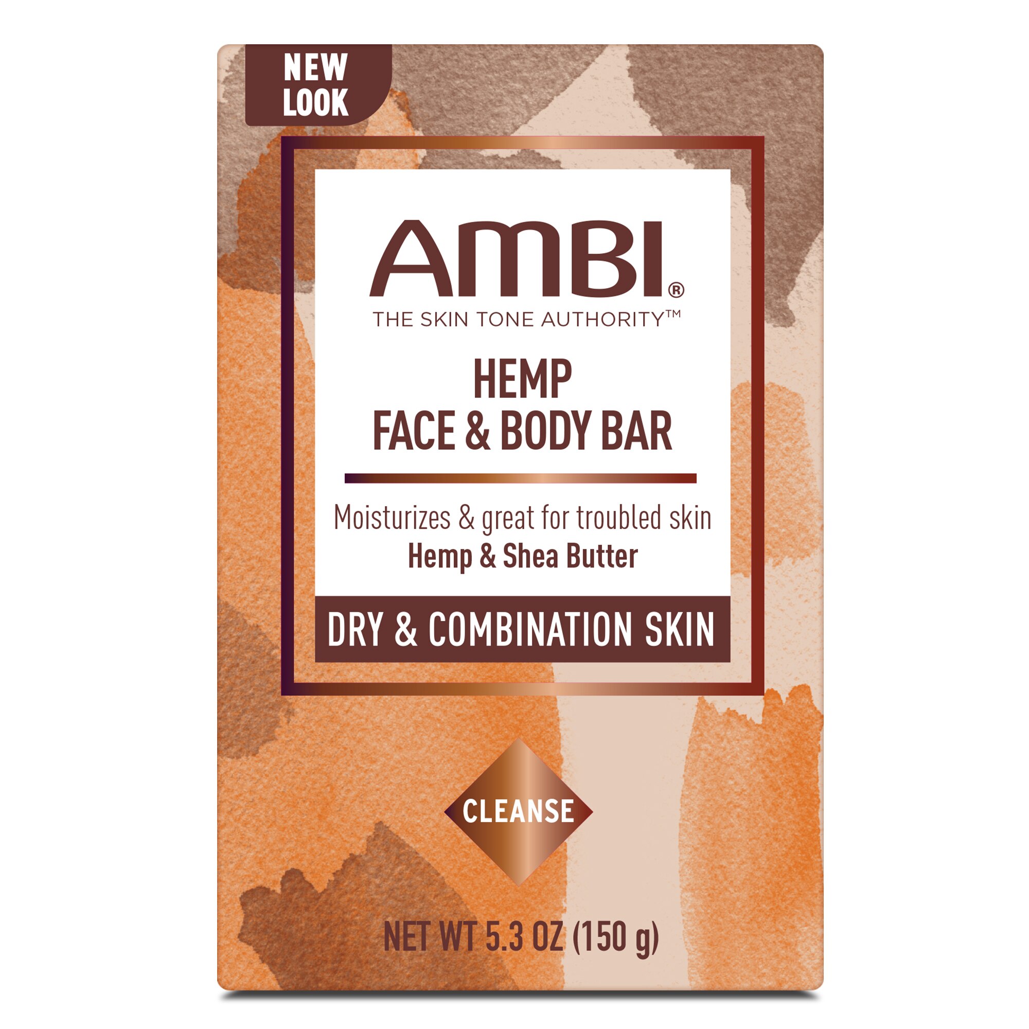 Ambi Hemp Face & Body Bar, 5.3 OZ