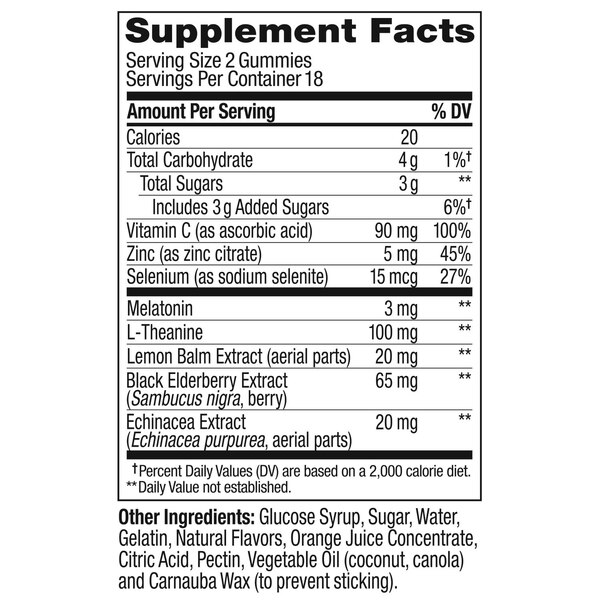 Olly Immunity Sleep + Elderberry, 36 CT
