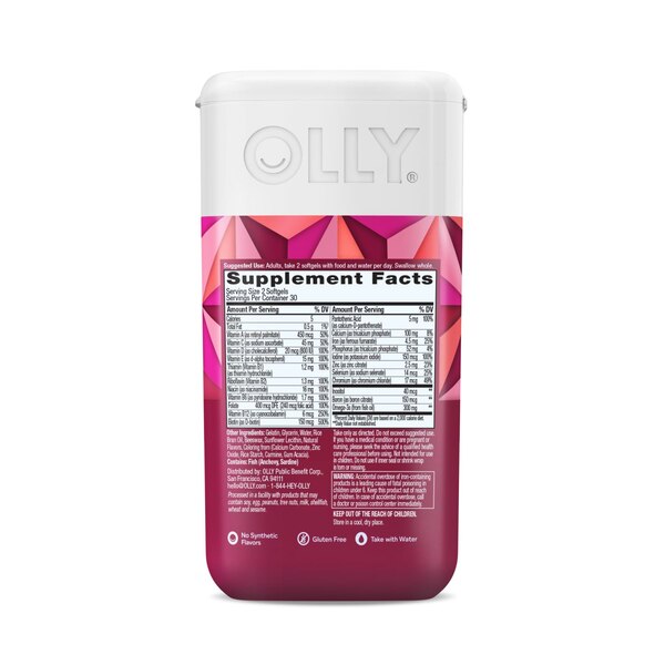 Olly Ultra Womens Multivitamin Softgels, 60 CT