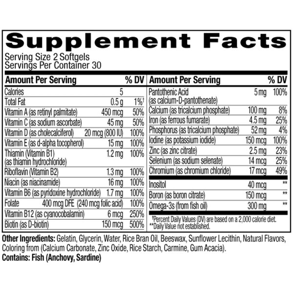 Olly Ultra Womens Multivitamin Softgels, 60 CT