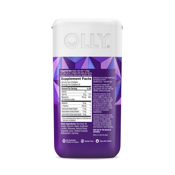 Olly Ultra Sleep Softgels, 60 CT