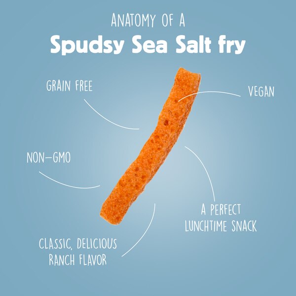 Spudsy Sea Salt Sweet Potato Fries, 4 oz