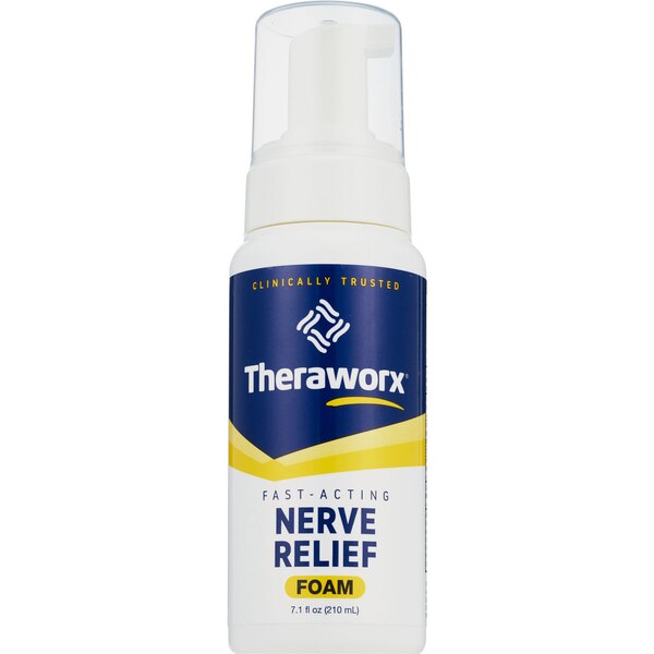 Theraworx Fast-Acting Nerve Relief Foam, 7.1oz