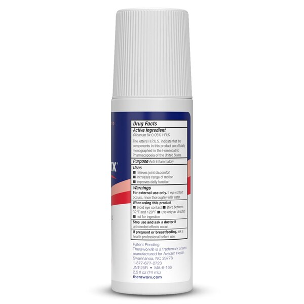 THERAWORX  Theraworx Joint Roll-On 2.5oz Olibanum 8x 0.05% 