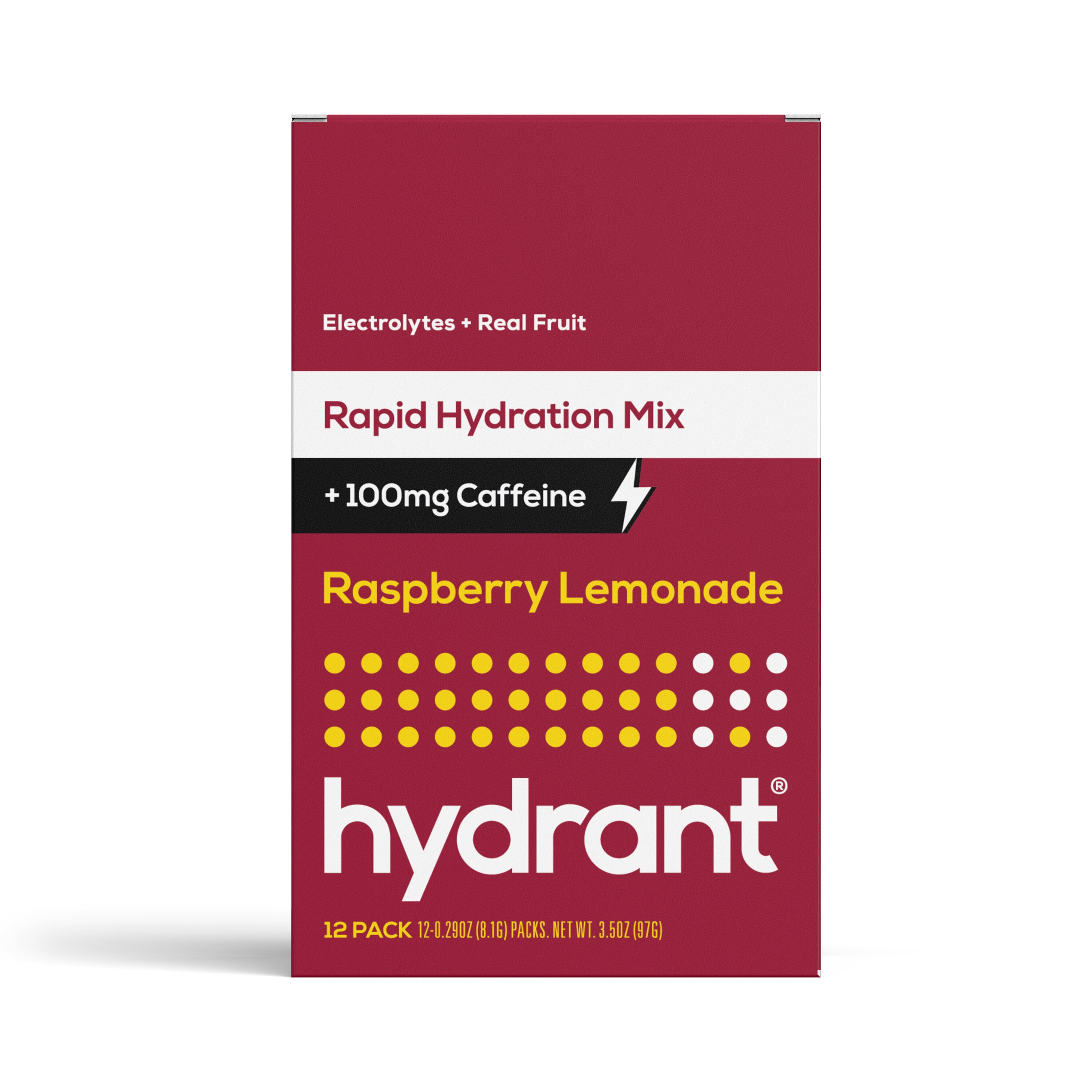 Hydrant ENERGY Raspberry Lemonade, 12 CT