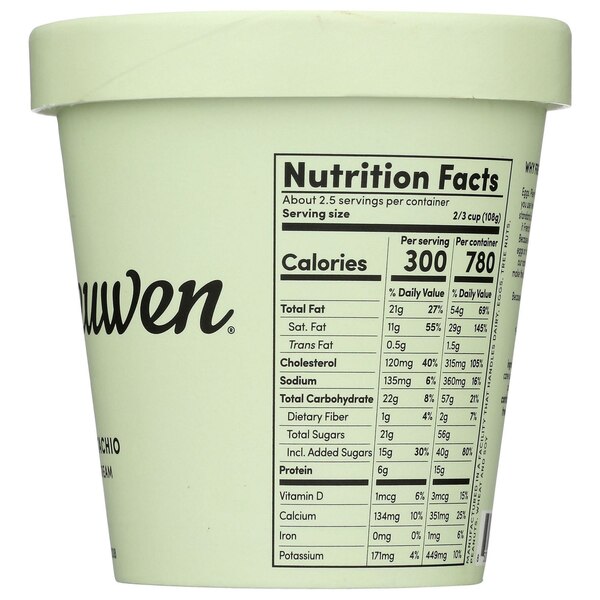 Van Leeuwen, Sicilian Pistachio Ice Cream, 14 oz