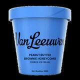 Van Leeuwen, Peanut Butter Brownie Honeycomb Ice Cream, 14 oz, thumbnail image