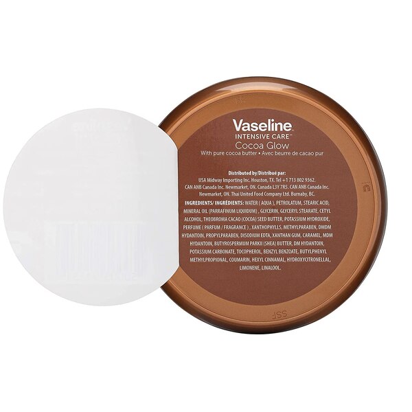 Vaseline Intensive Care Cocoa Glow Body Cream, 2.53 OZ