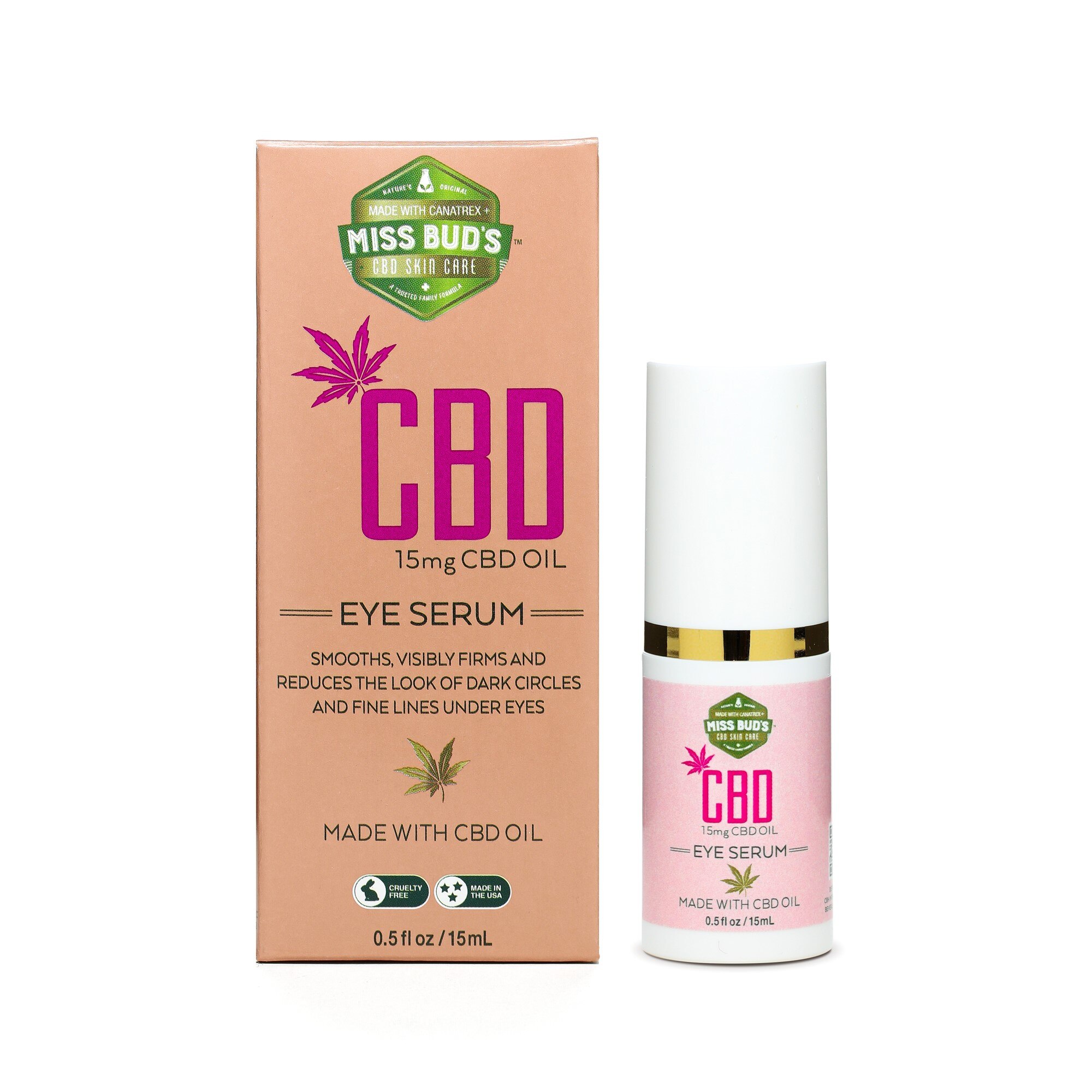 Miss Bud's CBD Eye Serum, 0.5 OZ - State Restrictions Apply