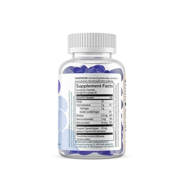 Upspring Milkflow Fenugreek Gummies, Grape Flavored, 60 CT