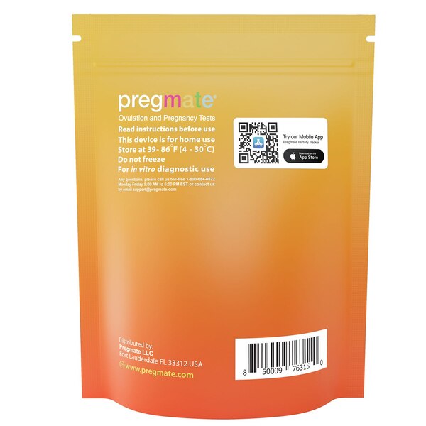 Pregmate 50 CT Ovulation and 20 CT Pregnancy Test Strips