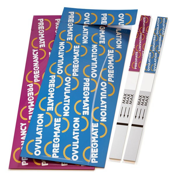 Pregmate 50 CT Ovulation and 20 CT Pregnancy Test Strips