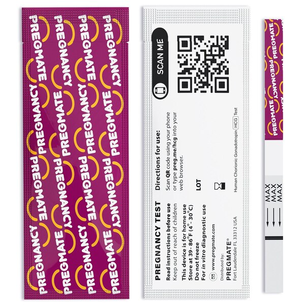 Pregmate Pregnancy Test Strips, 50 CT