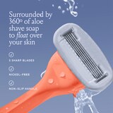 Billie Women's 5-Blade Razor + 2 Razor Blade Refills + 1 Holder, thumbnail image 4 of 9