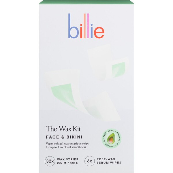 Billie Face & Bikini Wax Kit, 32 CT 