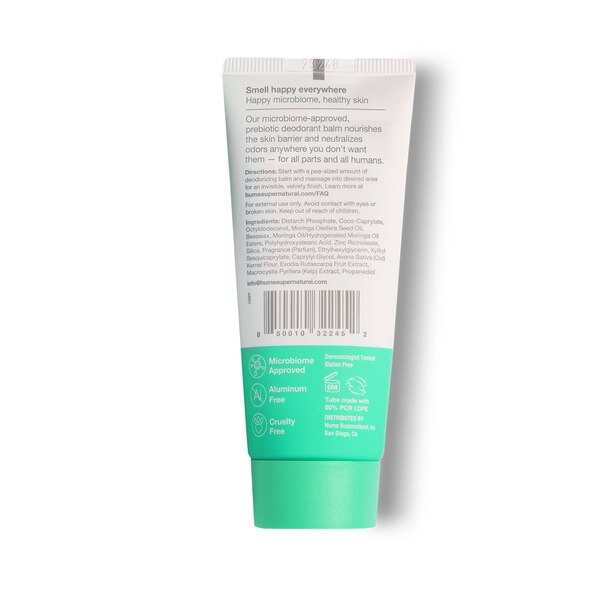 Hume Supernatural All Body Deodorant Balm, Desert Bloom, 2 OZ