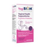 Vagibom Vaginal Health Pro and Prebiotic Suppositories, 5 CT, thumbnail image