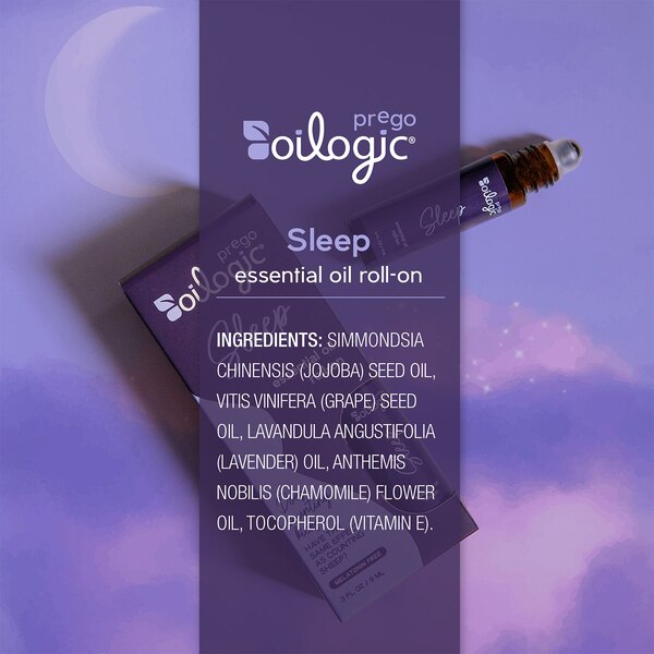 Oilogic Prego Sleep Essential Oil Roll On, 0.3 OZ