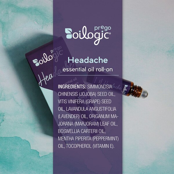 Oilogic Prego Headache Essential Oil Roll On, 0.3 OZ