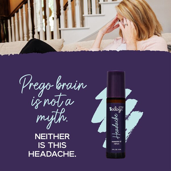 Oilogic Prego Headache Essential Oil Roll On, 0.3 OZ