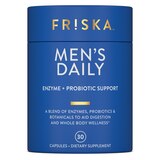 FRISKA Men's Daily Enzyme + Probiotic Support Capsules, thumbnail image