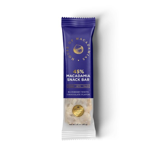 House of Macadamia, Blueberry White Chocolate Snack Bar, 1.41 oz