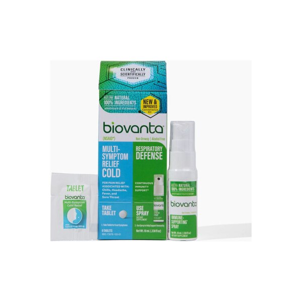 Biovanta Dual Action Throat Spray, 0.17 OZ