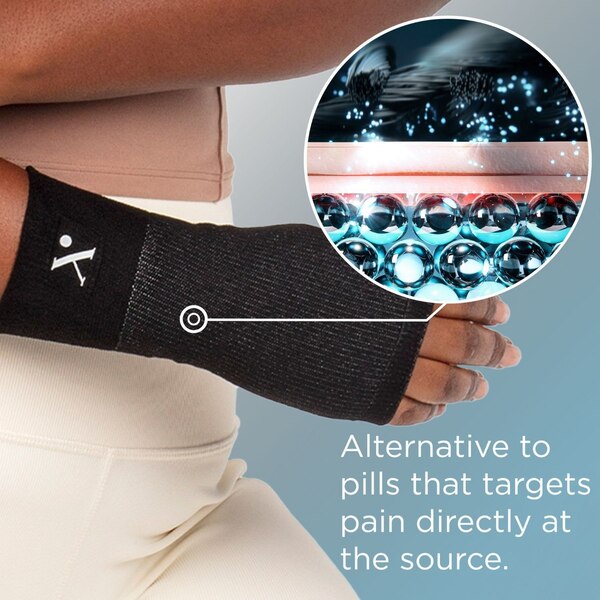 Nufabrx Pain Relieving Medicine + Compression Wrist Sleeve
