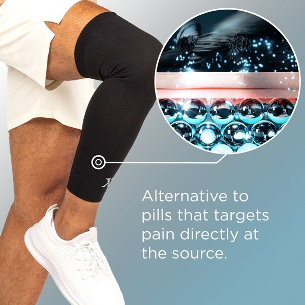 Nufabrx Pain Relieving Medicine + Compression Lower Leg  Sleeve