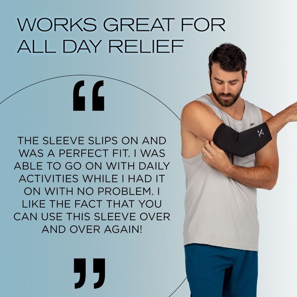 Nufabrx Pain Relieving Medicine + Compression Arm Sleeve