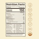 KOS Organic Plant Based Protein Powder, Vanilla, 10 Servings, thumbnail image