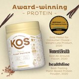 KOS Organic Plant Based Protein Powder, Vanilla, 10 Servings, thumbnail image