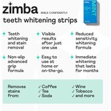 Zimba Teeth Whitening Strips, Mint, 14 Treatments, thumbnail image