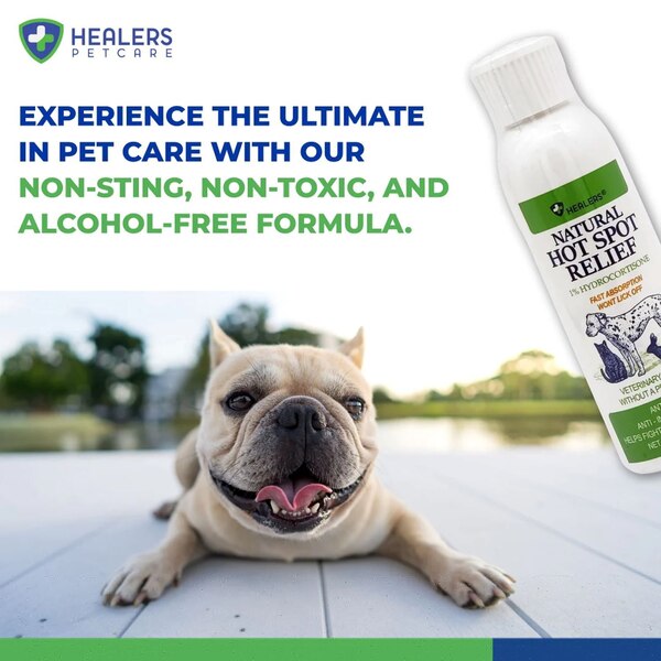 Healers Natural Hot Spot & Itch Relief Aid with Hydrocortisone