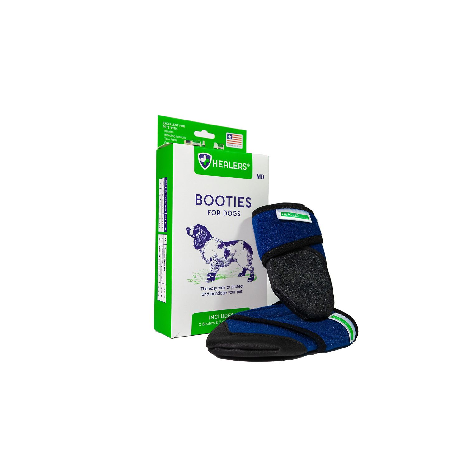 Healers Booties for Dogs, Assorted Sizes